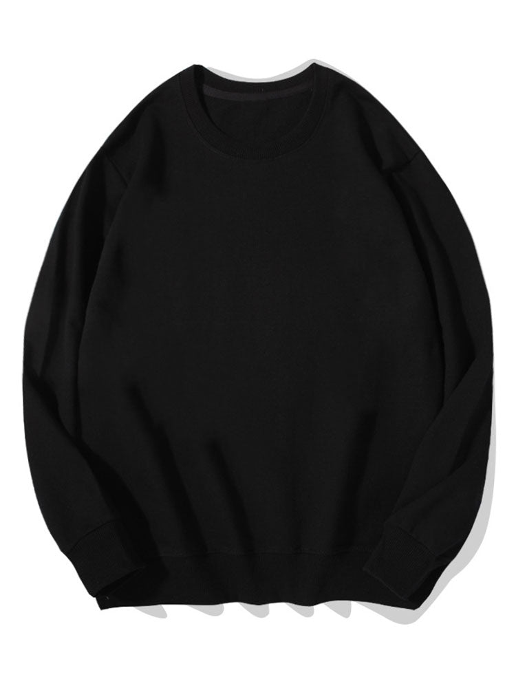 Hoooyi Basic Cotton Sweatshirt